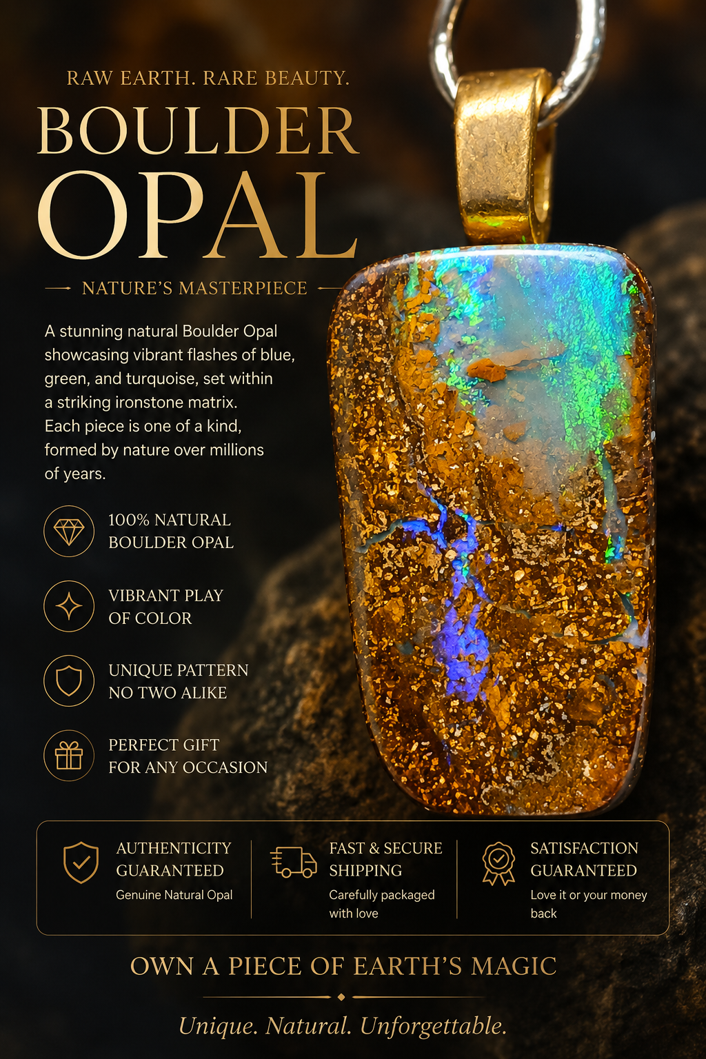 Boulder opal