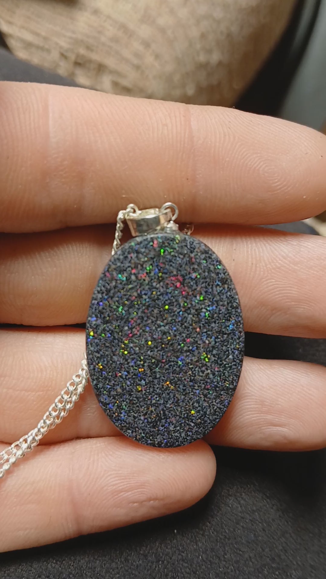 Qld matrix opal pendant #1