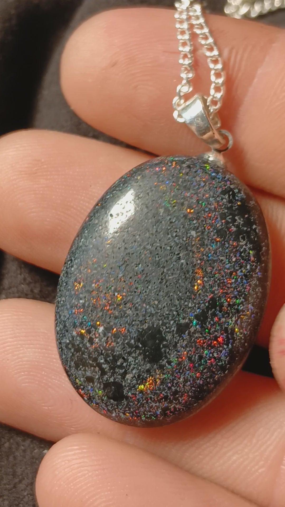 Qld matrix opal pendant #3